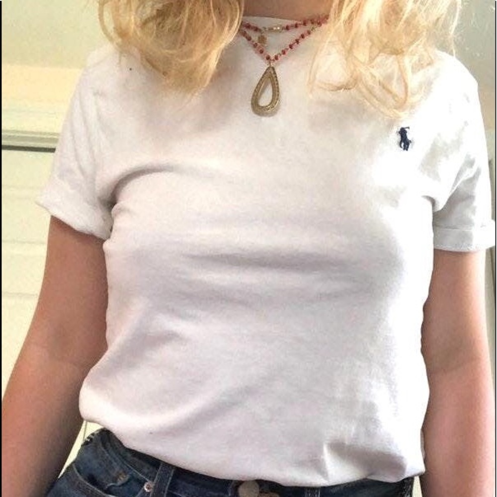 white polo women’s tee